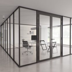 almuniuim glass partion